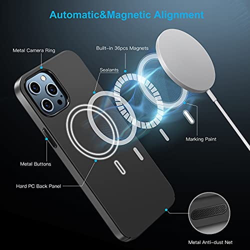 Ocean Blue… Ultra Thin Silky Matte Cover for iPhone 12 Pro Max Phone Case Support for MagSafe Enskko Magnetic Slim for iPhone 12 Pro Max Case 6.7 inch Anti-Scratch Built-in Magnets Ocean Blue… Ultra Thin Silky Matte Cover for iPhone 12 Pro Max Phone Case Support for MagSafe Enskko Magnetic Slim for iPhone 12 Pro Max Case 6.7 inch Anti-Scratch Built-in Magnets
